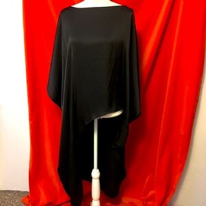 Locker Room off the shoulder maxi tunic black one size